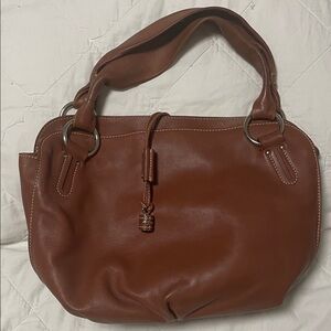 Celine Rich Brown Leather Shoulder Bag